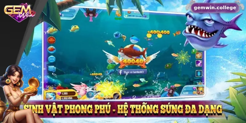 Khám Phá Game Bắn Cá Ăn Tiền HOT Nhất Trên Gemwin Điểm nổi bật của game bắn cá Gemwin so với nhà cái khác
