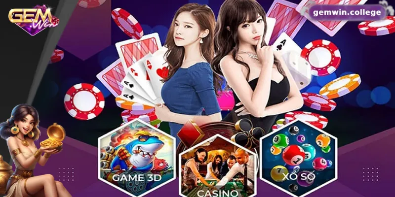 Giới Thiệu Gemwin – Cổng Game Uy Tín, Ưu Đãi Khủng Mỗi Ngày Hệ thống trò chơi đa dạng của Gemwin
