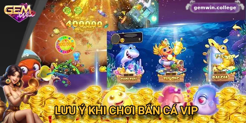 Top 5 Mẹo Chơi Bắn Cá VIP Dễ Thắng Nhất Tại Gemwin Một số lưu ý để chơi bắn cá VIP không gặp rủi ro